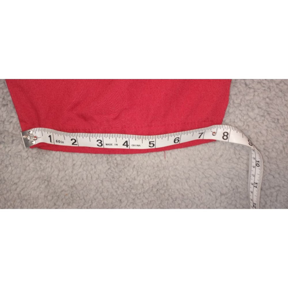 Greentown Original   Work Wear for Women Size Small Red Scrub  Pull - On Cargo - Picture 6 of 10